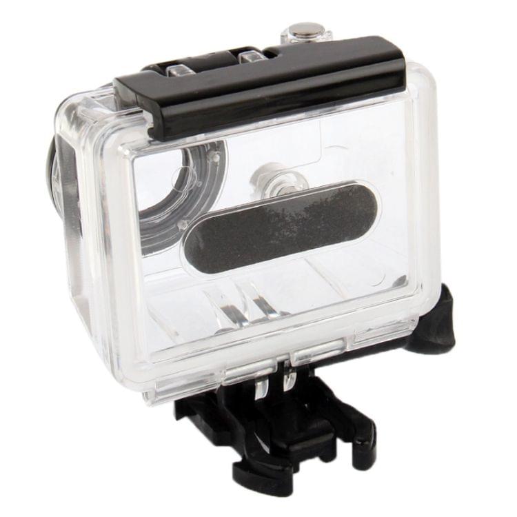Side Opening Housing Protective Case for GoPro HERO2 Camera (Black + Transparent)