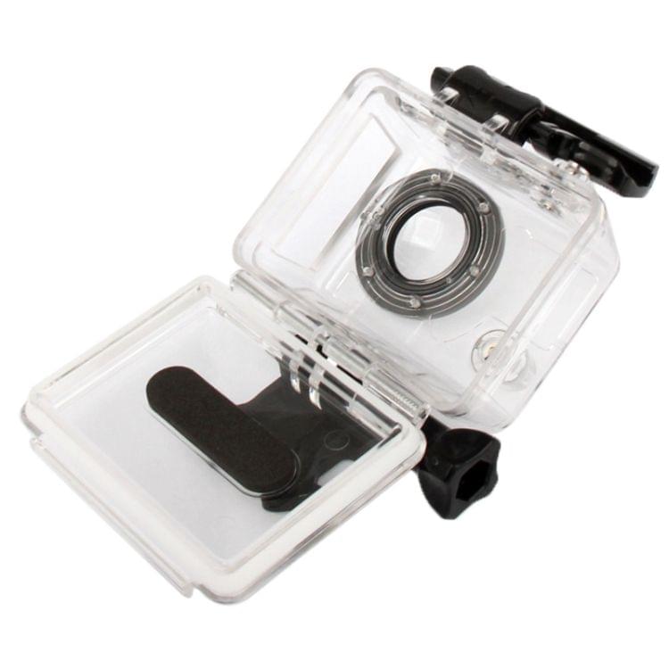 Side Opening Housing Protective Case for GoPro HERO2 Camera (Black + Transparent)