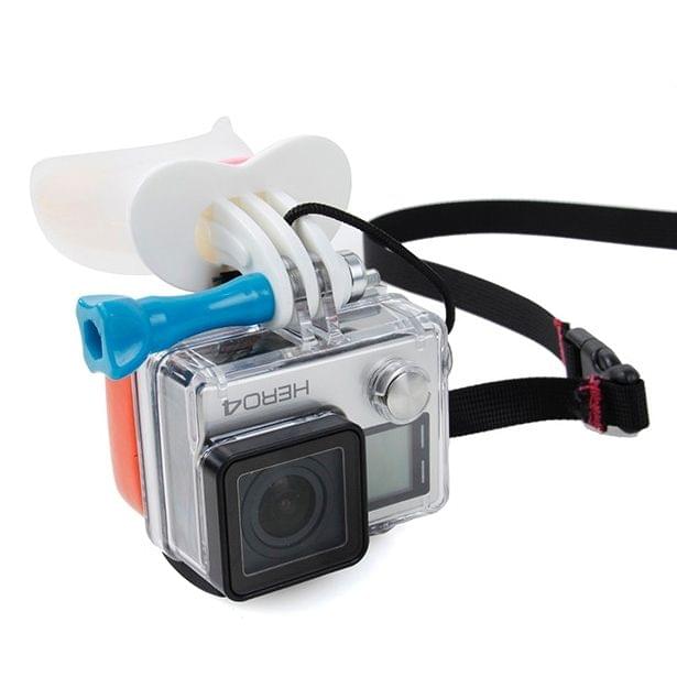 TMC HR261 Surfing Shoot Mouth Mount for GoPro NEW HERO /HERO7 /6 /5 /4 /3+ /3 /2 /1, Fit Surfing and Diving Sports