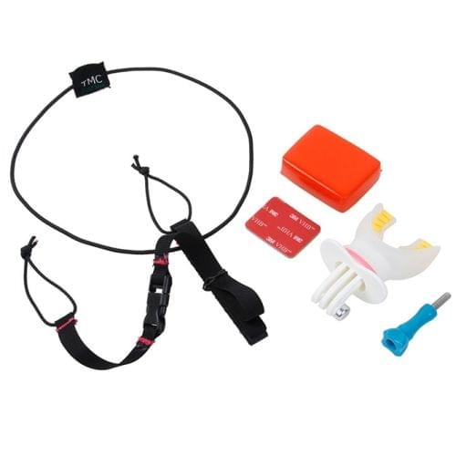 TMC HR261 Surfing Shoot Mouth Mount for GoPro NEW HERO /HERO7 /6 /5 /4 /3+ /3 /2 /1, Fit Surfing and Diving Sports