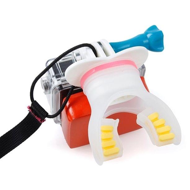 TMC HR261 Surfing Shoot Mouth Mount for GoPro NEW HERO /HERO7 /6 /5 /4 /3+ /3 /2 /1, Fit Surfing and Diving Sports