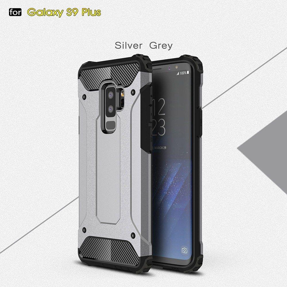 Uniqkart for Samsung Galaxy S9 Plus Case Slim Fit Dual Layer Hard Back Cover Bumper Protective Shock-Absorption & Skid-proof Anti-Scratch Case 6.2 inch