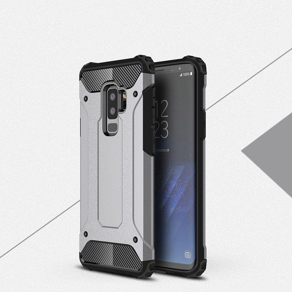 Uniqkart for Samsung Galaxy S9 Plus Case Slim Fit Dual Layer Hard Back Cover Bumper Protective Shock-Absorption & Skid-proof Anti-Scratch Case 6.2 inch