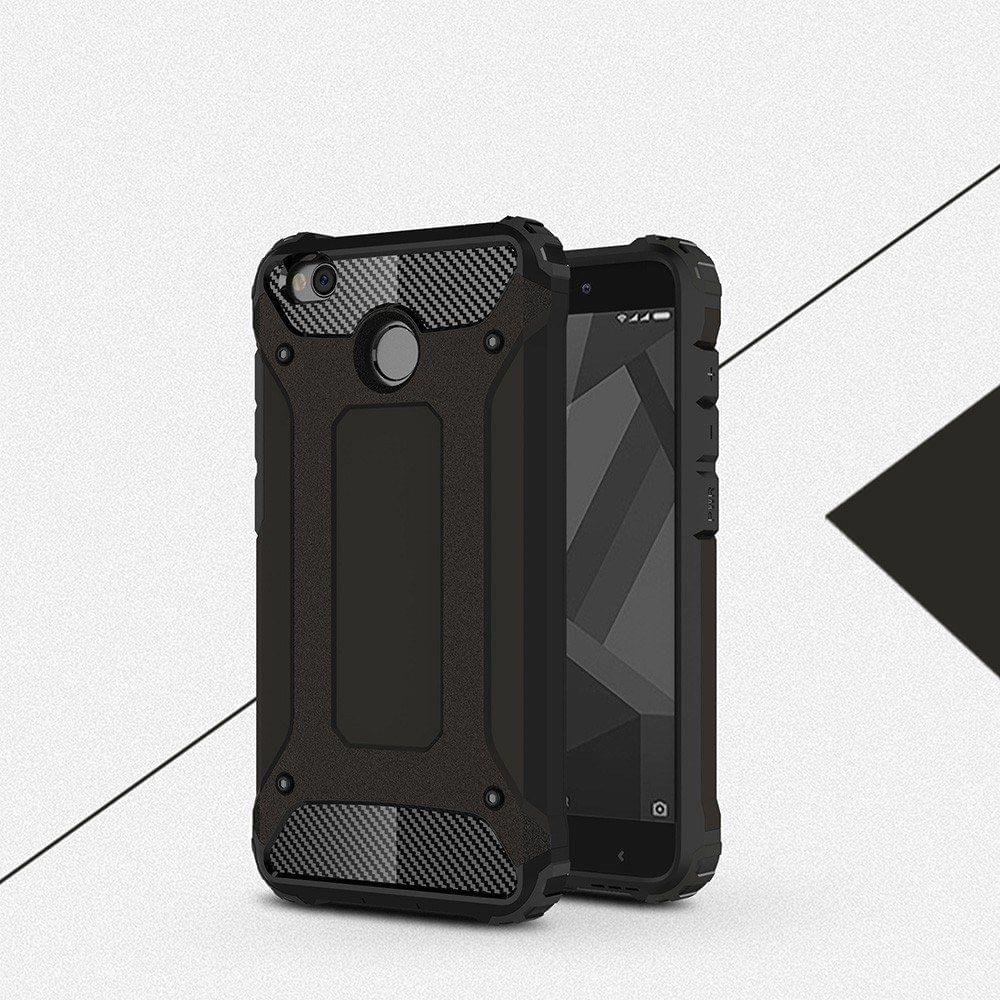 Uniqkart for Xiaomi Redmi 4X Case Slim Fit Dual Layer Hard Back Cover Bumper Protective Shock-Absorption & Skid-proof Anti-Scratch Case 5 inch