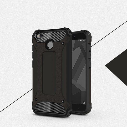 Uniqkart for Xiaomi Redmi 4X Case Slim Fit Dual Layer Hard Back Cover Bumper Protective Shock-Absorption & Skid-proof Anti-Scratch Case 5 inch