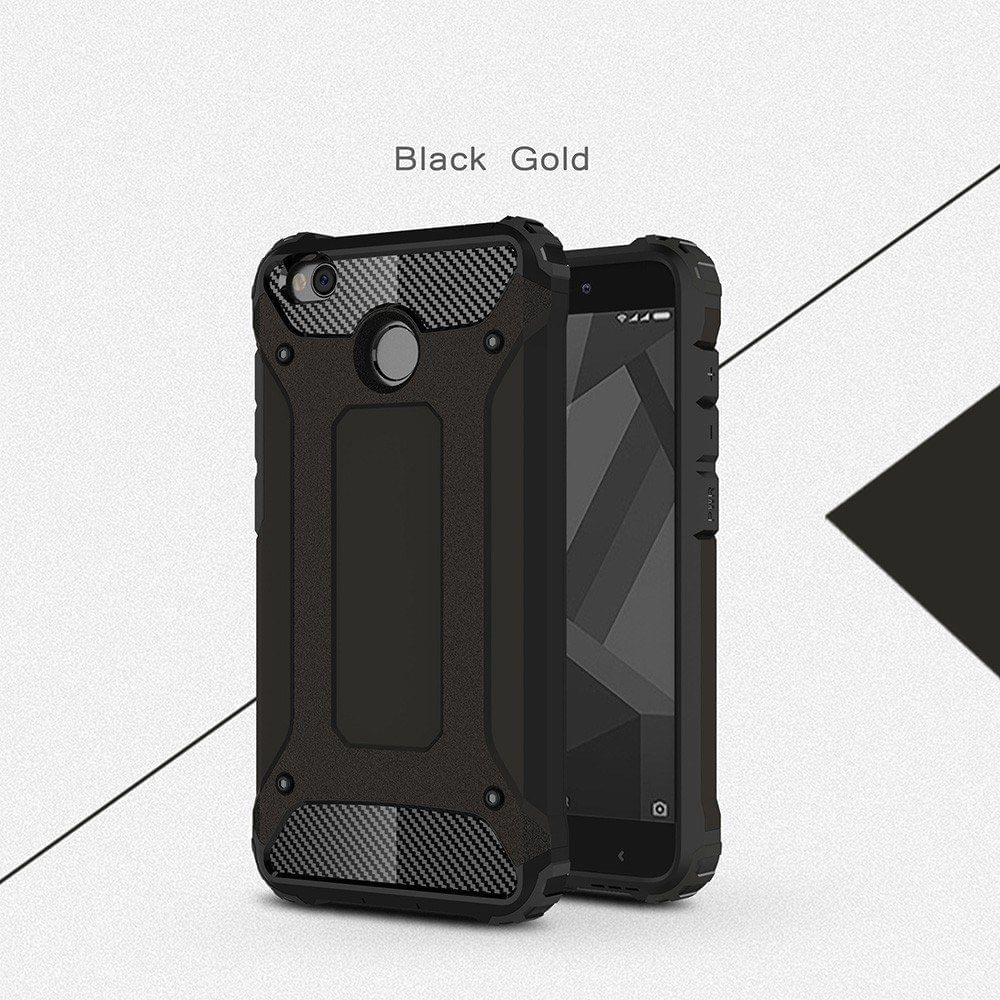 Uniqkart for Xiaomi Redmi 4X Case Slim Fit Dual Layer Hard Back Cover Bumper Protective Shock-Absorption & Skid-proof Anti-Scratch Case 5 inch