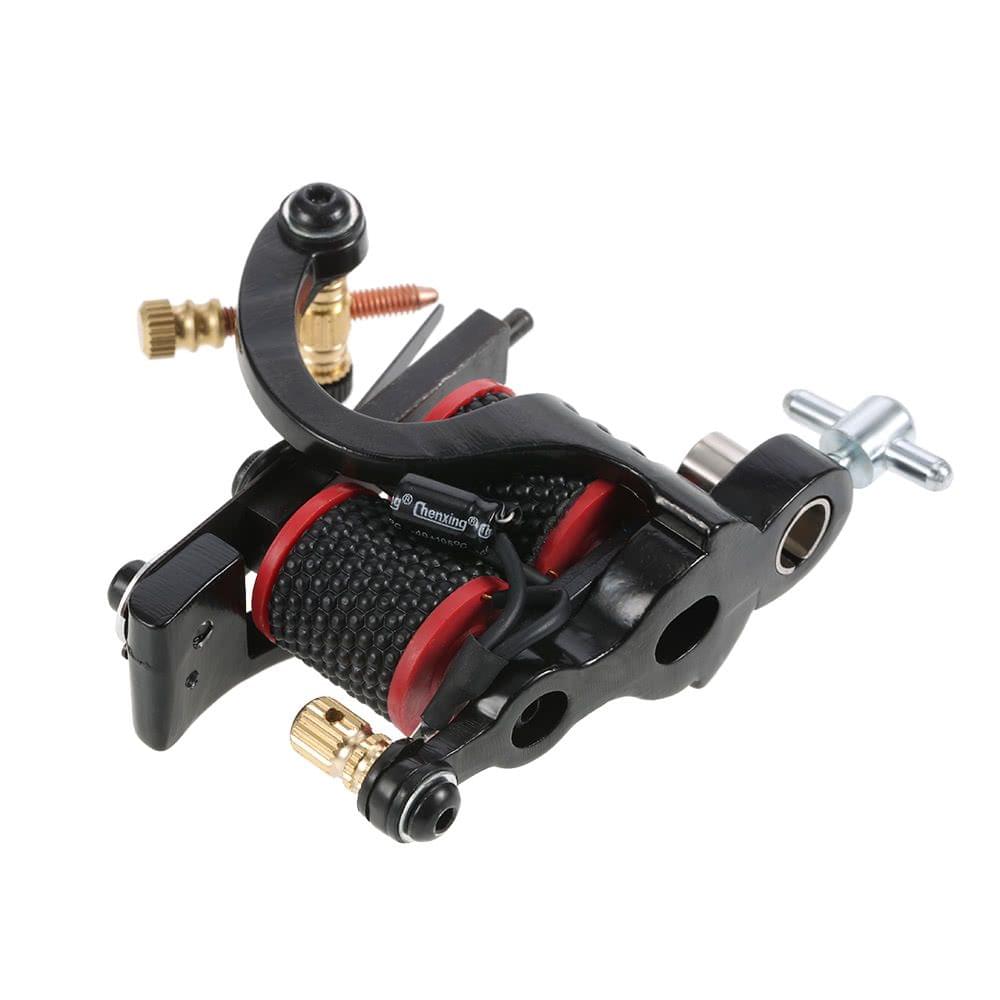 1pc Tattoo Machine Gun Professional Tattoo Motor Shader Tattoo Liner Body Permanent Art Tool Black