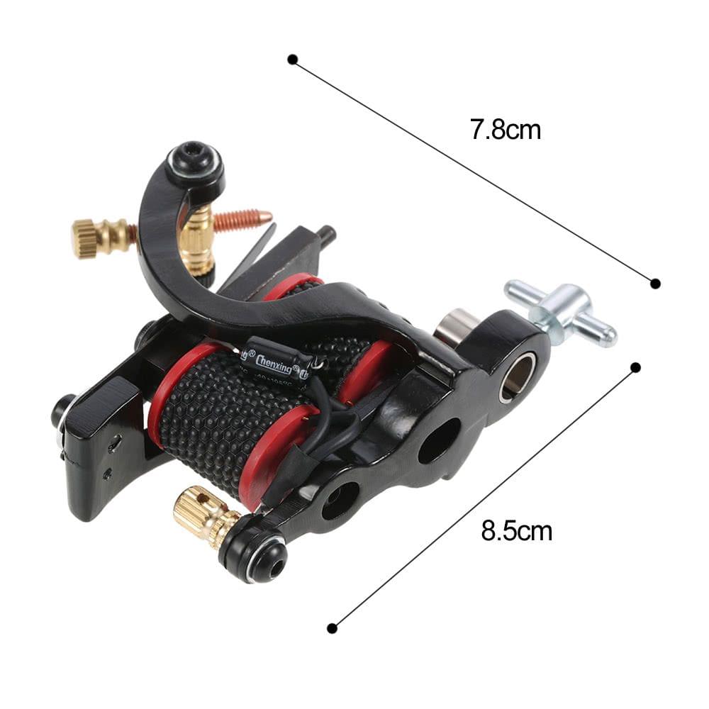 1pc Tattoo Machine Gun Professional Tattoo Motor Shader Tattoo Liner Body Permanent Art Tool Black