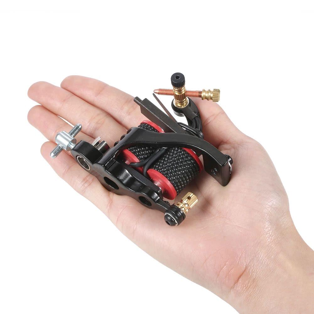 1pc Tattoo Machine Gun Professional Tattoo Motor Shader Tattoo Liner Body Permanent Art Tool Black