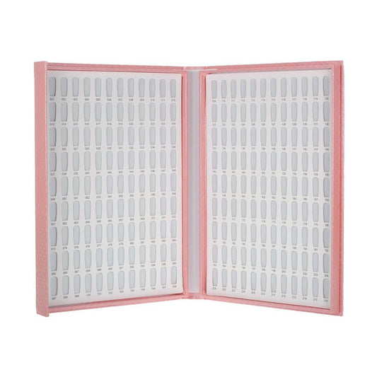 Professional 216/120 Colo White Nail Gel Polish Display Chart with Tips Nail Polish Color Card Chart Nail Art Salon Set