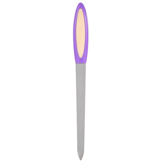 3 Pcs Double-sided  Nail File Stainless Steel Nail File Manicure Pedicure Tool Sanding Polishing Buffing Tool
