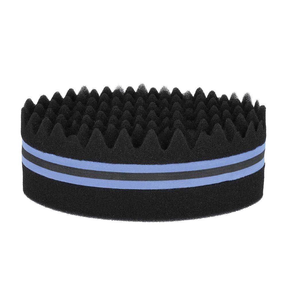 1Pc Oval Brush for Afros Dreadlocks Curl Coil Wave Double-sided Hair Twist Sponge Magic Hair Braider 4 Optional Colo
