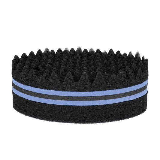 1Pc Oval Brush for Afros Dreadlocks Curl Coil Wave Double-sided Hair Twist Sponge Magic Hair Braider 4 Optional Colo