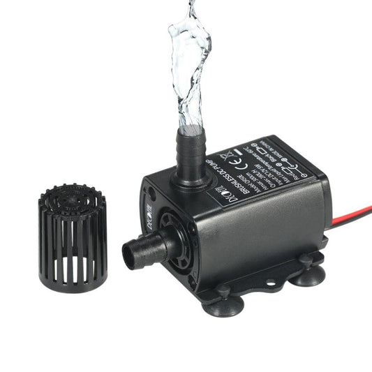 Decdeal DC12V 5W Ultra-quiet Mini Brushless Water Pump Waterproof Submeible Fountain Aquarium Circulating 280L/H Lift 300cm