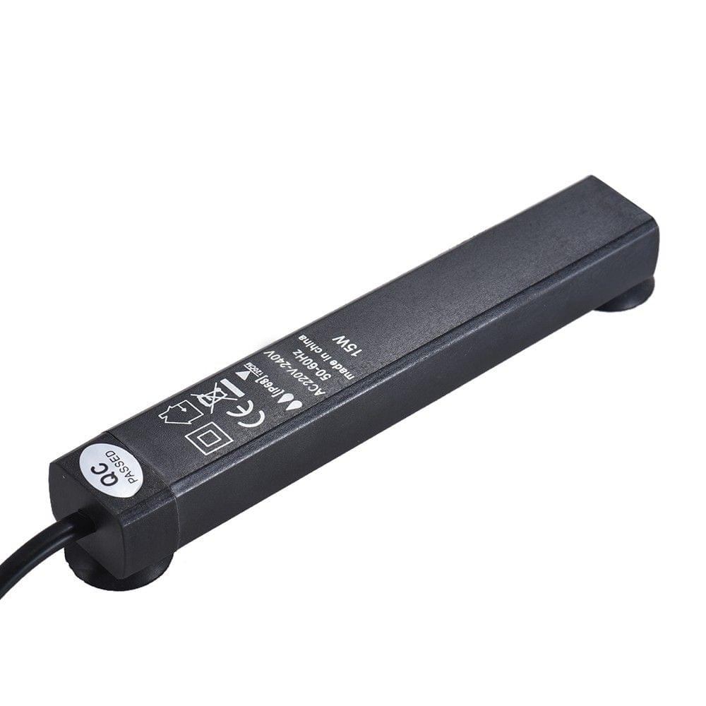 Mini Submeible Aquarium Heater Fish Tank Water Heating Rod Thermostat 15W