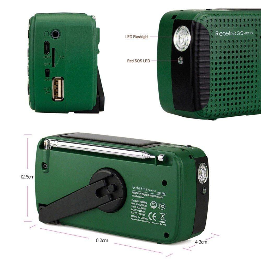 Retekess HR-11S Digital Radio FM/MW/SW Multi-band