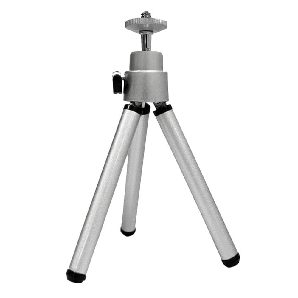 Mini Flexible Projector Tripod Stand Bracket Mini Projector Aluminum Alloy Holder Stand Projetor Tripod Silver