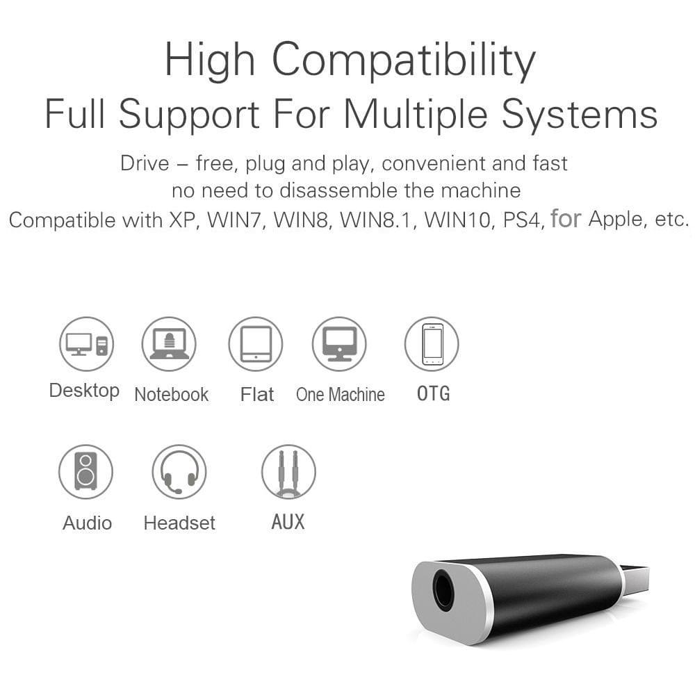 XG401 USB Sound Card External Converter