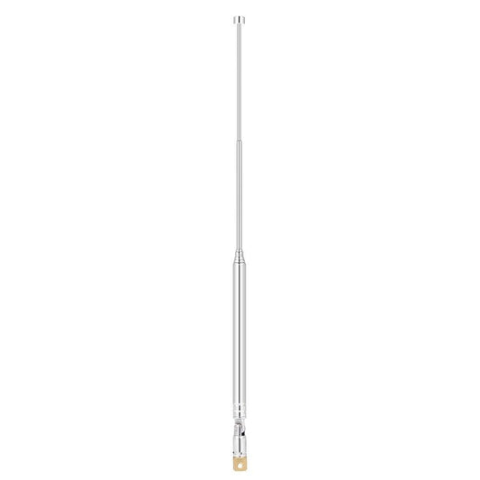 Telescopic FM Radio Antenna 7 Sections Chromium-plating Copper Antenna 180? Rotatable