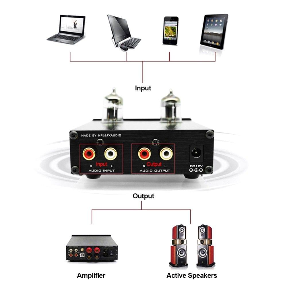 FX-AUDIO TUBE-03 Mini HiFi Audio Preamplifier