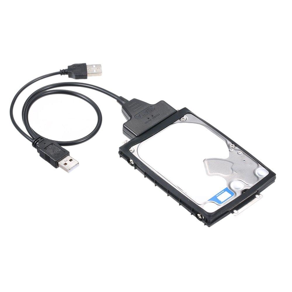 USB 2.0 to SATA Converter Adapter Cable For 2.5 SATA HDD Hard Drive Disk