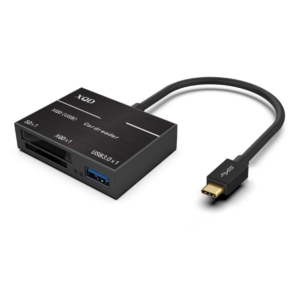 Type-c to XQD/SD Card High Speed Card Reader USB3.0 HUB Compatible with USB3.02.0