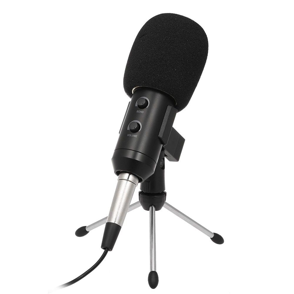 USB Condenser Microphone USB Record Mic Plug & Play for Home Studio Voice Chat Recording Meeting Computer Microphone