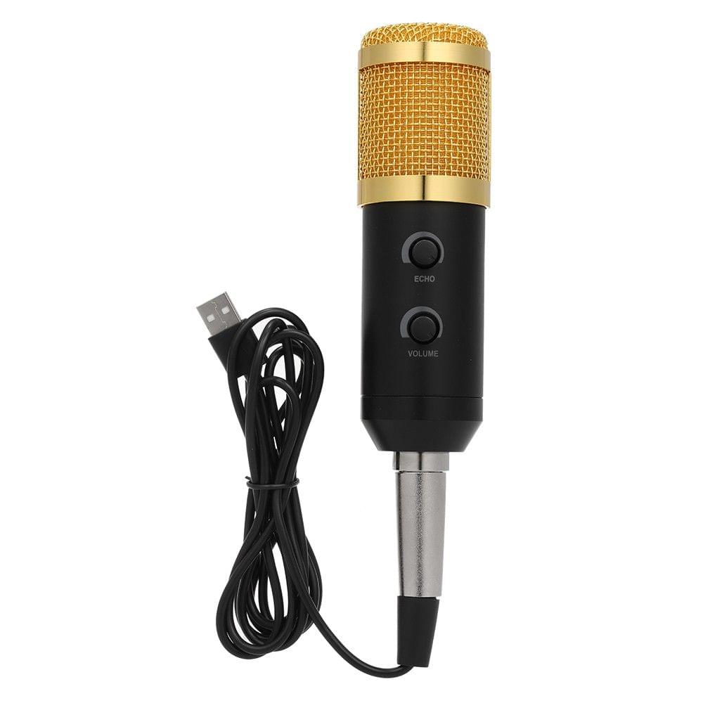 USB Condenser Microphone USB Record Mic Plug & Play for Home Studio Voice Chat Recording Meeting Computer Microphone