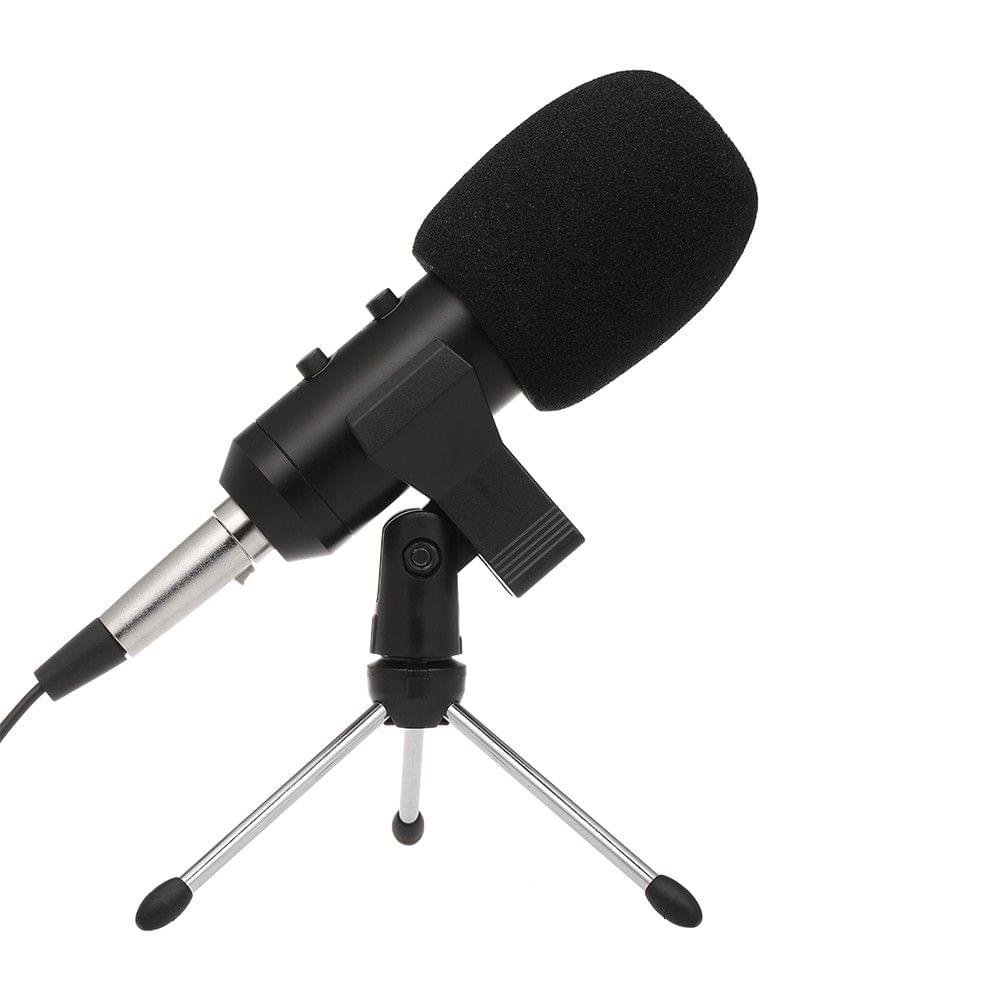 USB Condenser Microphone USB Record Mic Plug & Play for Home Studio Voice Chat Recording Meeting Computer Microphone