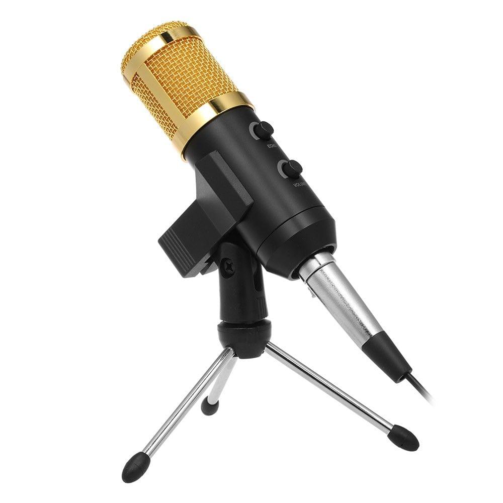 USB Condenser Microphone USB Record Mic Plug & Play for Home Studio Voice Chat Recording Meeting Computer Microphone