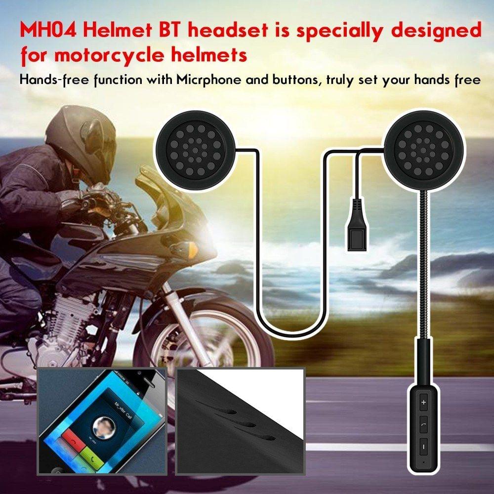 Motorcycle Helmet Headset Bluetooth 5.0+EDR Headphones Wireless Helmet Earphone Hands free with Mic Music Call Control