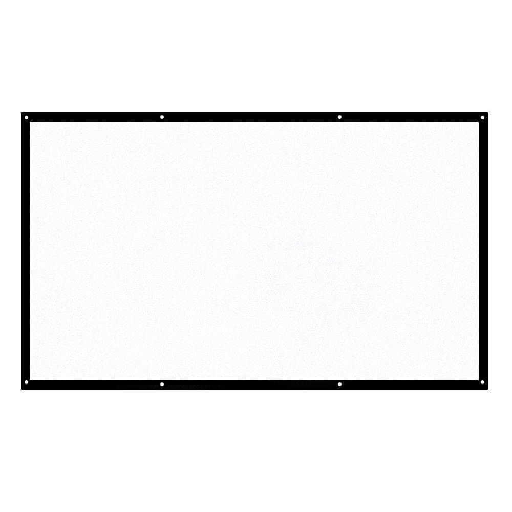 H120 16:9 120 Inch Portable Foldable Projector Screen White