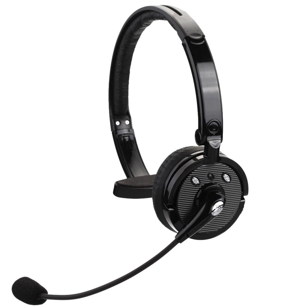 BH-M10B Over-The-Head Boom Mono Multi-point Wireless BT Headphone Headset Earphone Hands-free with Mic for Smart Phone Laptop Desktop Tablet PC Truck Driver PS3