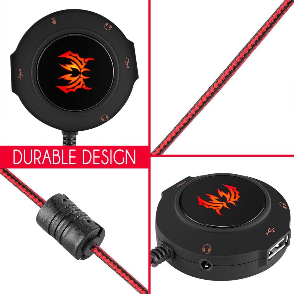 S2 USB 2.0 Sound Card USB Hub Headphones Microphone Adapter 3D Surround Sound for PC Notebook Gaming Headphones Plug and Play