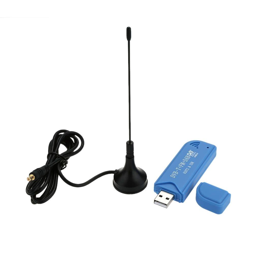 Mini Portable Digital USB 2.0 TV Stick DVB-T + DAB + FM RTL2832U + R820T2 Support SDR Tuner Receiver
