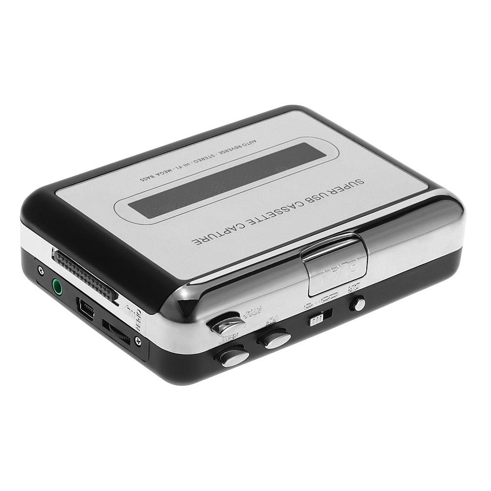 ezcap USB Cassette Capture Tape-to-MP3 Converter with Earphone