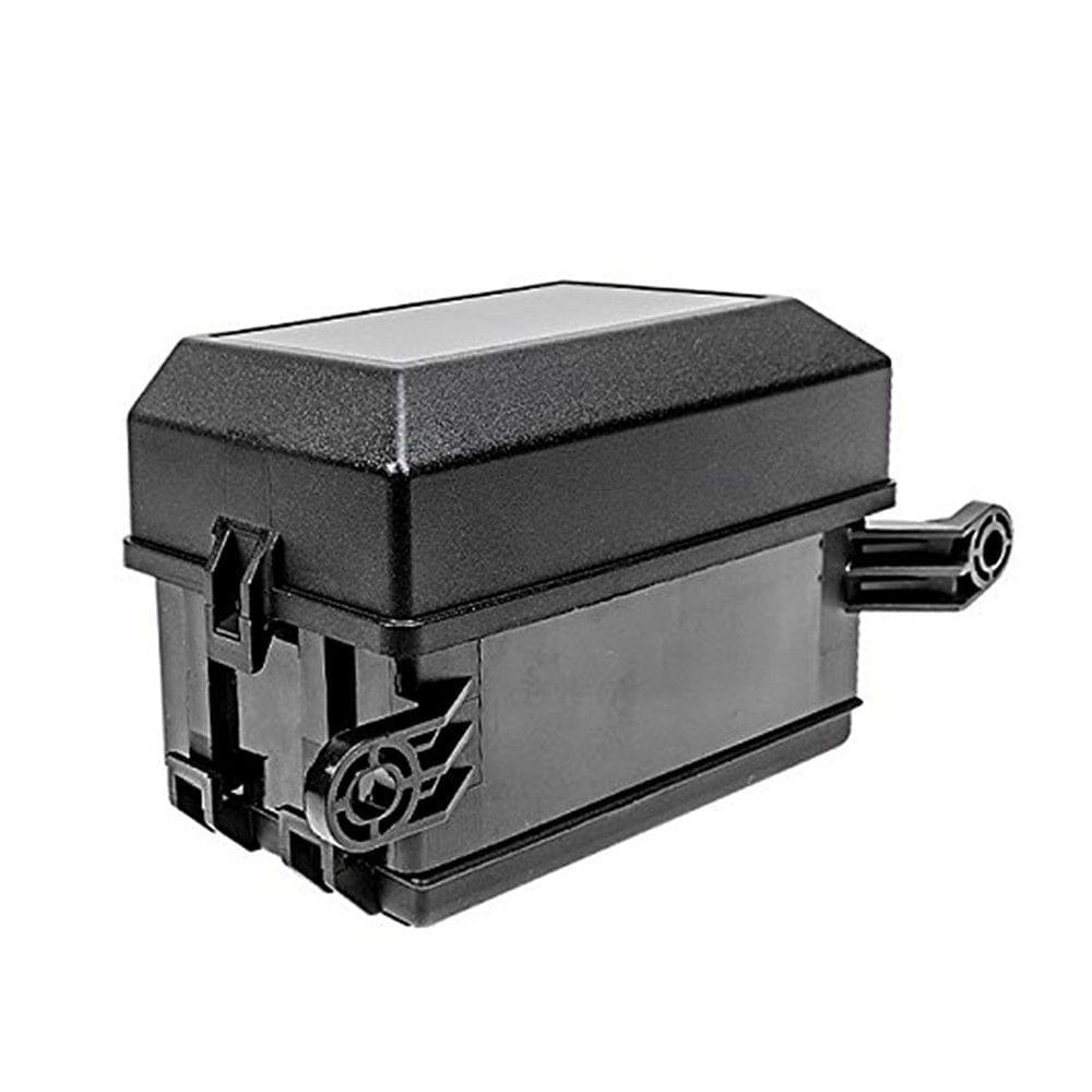 12-Slot Relay Box 6 Relays 6 ATC/ATO Standard Fuses Holder Block with 41pcs Metallic Pins Universal for Automotive and Marine Use