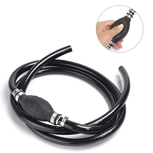Fuel Line 3/8" Hose Line Marine Outboard Boat Motor RVs Fuel Assembly with Primer Bulb Steel Hose Clamps 6ft