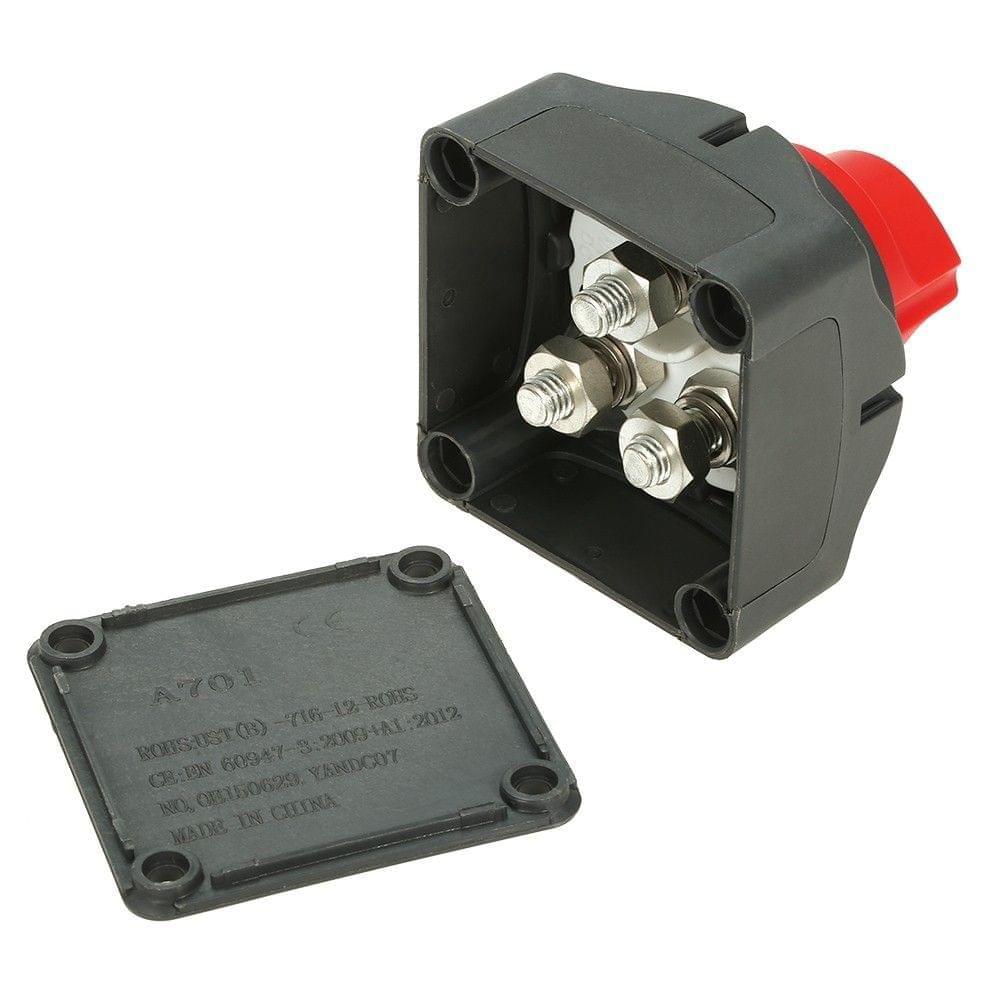 12V/24V Battery Switch Isolator Marine Car RV Boat Switch 4 Position 300 Amp US