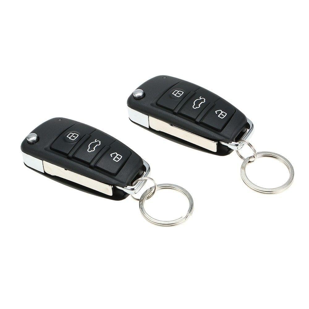 Universal Car Door Lock Keyless Entry System w/ Trunk Release Button Remote Central Control Box Kit