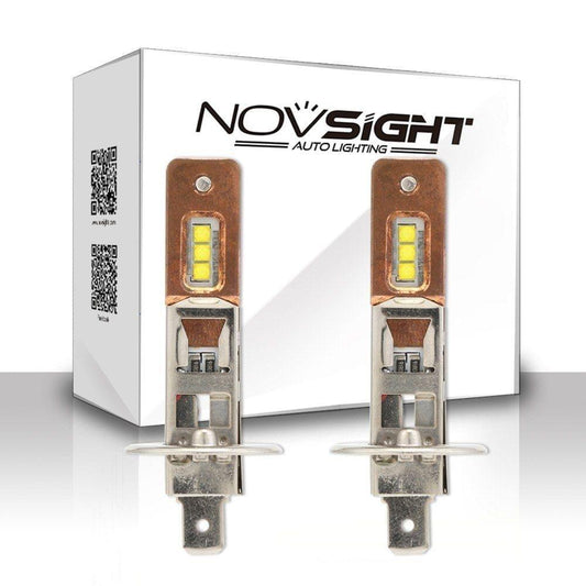 H1 60W 1800lm Car Led Headlights Fog Lights Copper Heat Conduction 6000K White Fog Lamps Bulbs