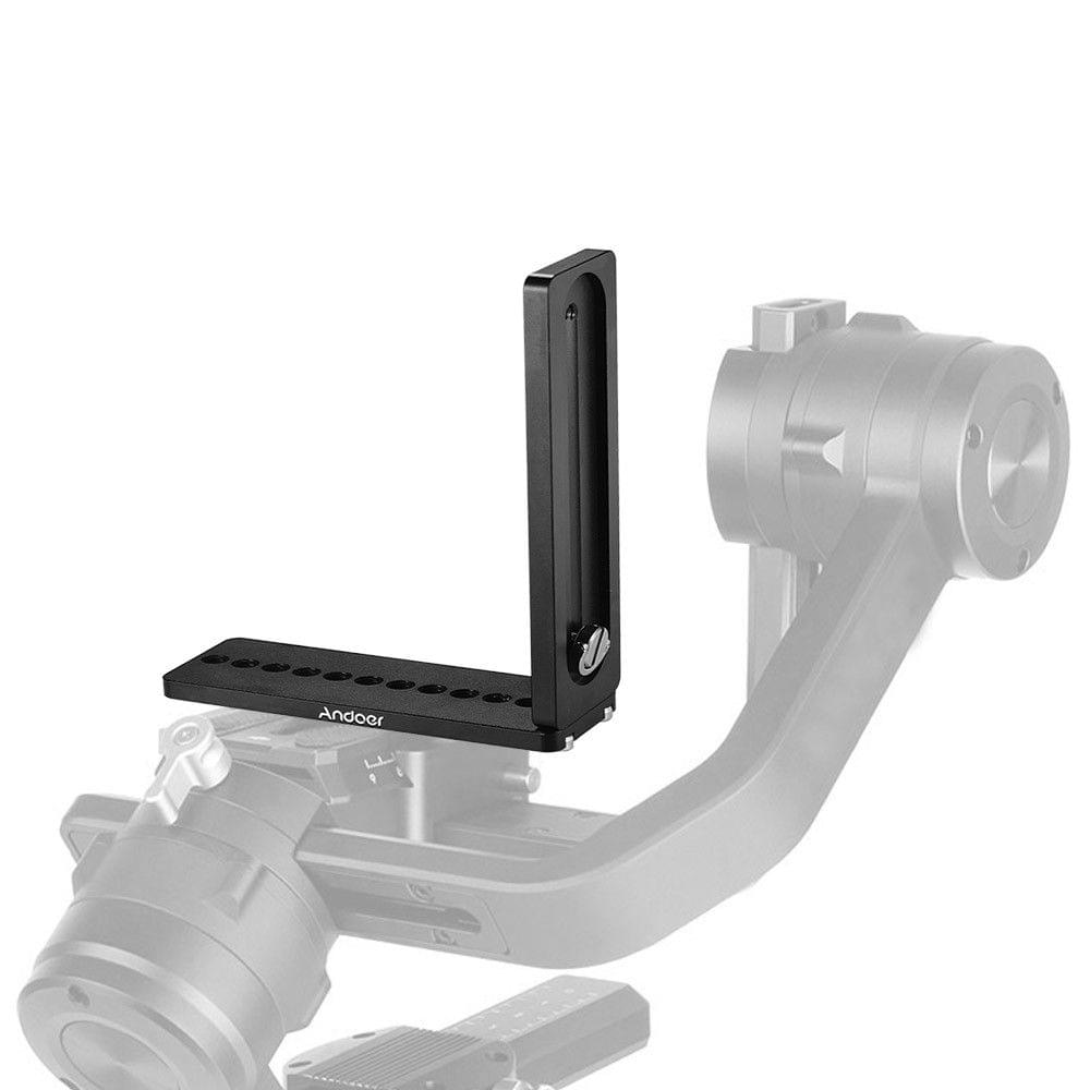 Andoer Aluminium Alloy Universal L-Shape Plate Bracket Camera Holder