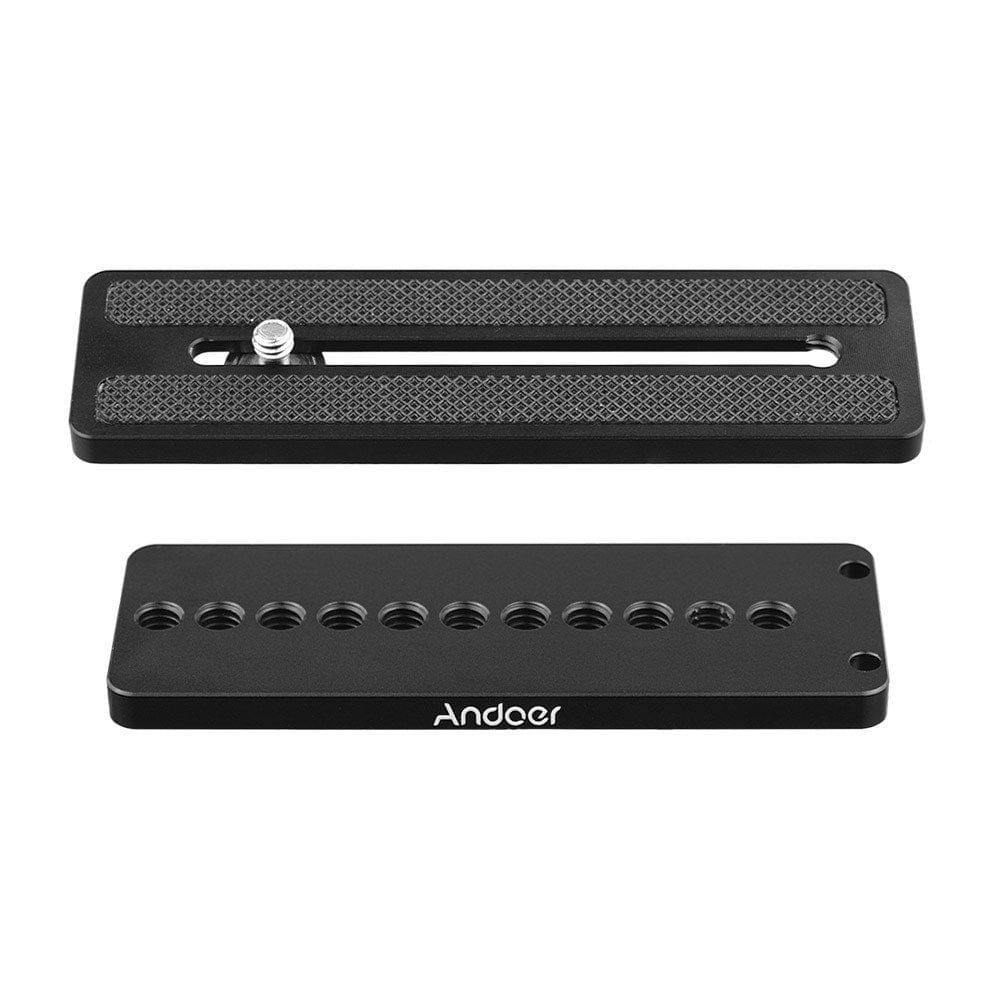 Andoer Aluminium Alloy Universal L-Shape Plate Bracket Camera Holder