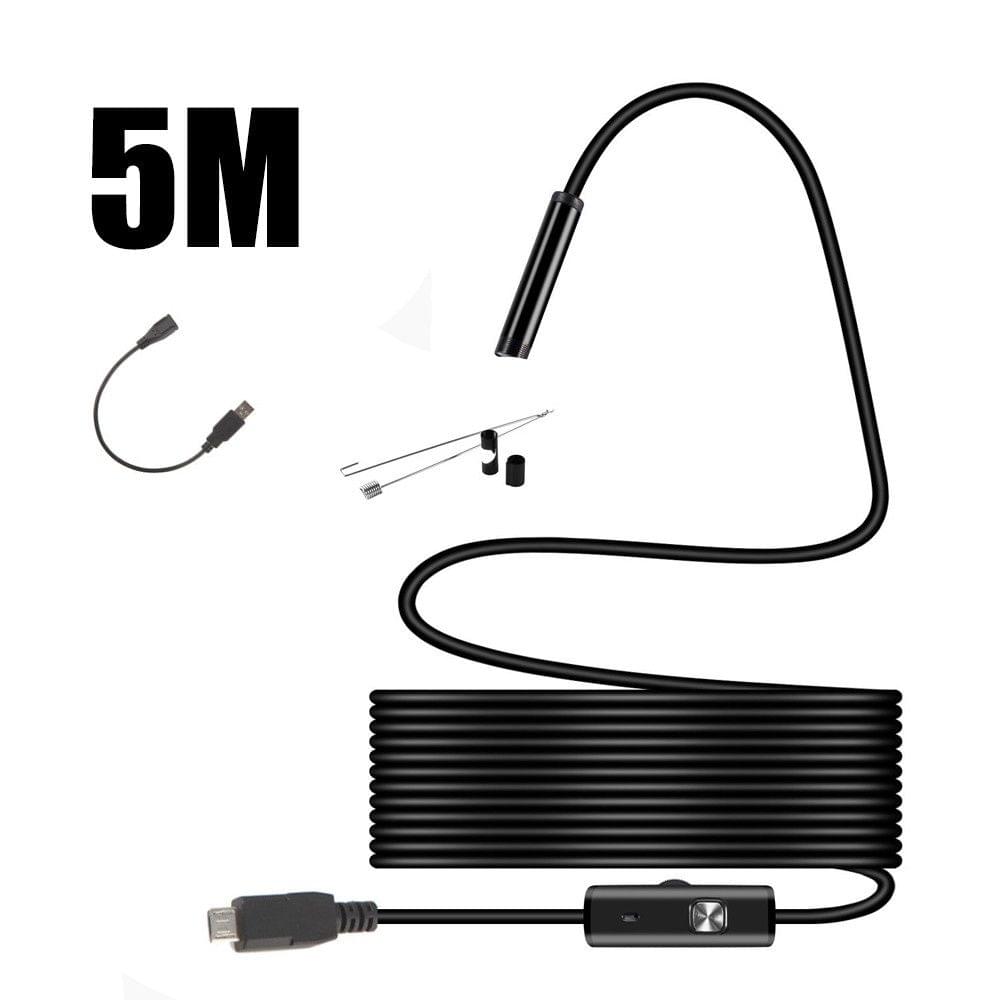 Wireless Waterproof USB Port  7mm Visual Lens Mini Camera Wifi Portable Inspection Cam for Android Phone
