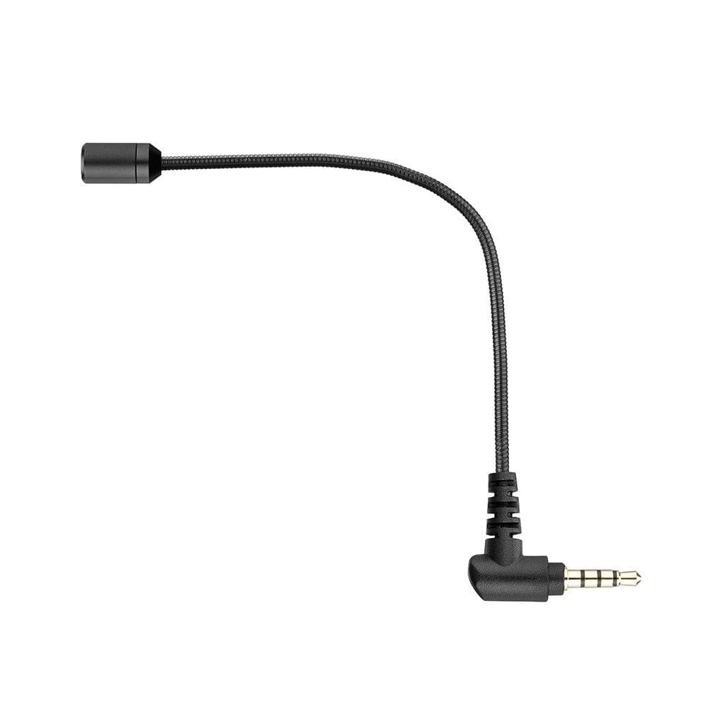 Boya BY-UM4 Portable Omni-directional Condenser Microphone Mini Flexible Microphone with 3.5mm TRRS Connector for iOS Android iPhone Samsung HUAWEI Smartphone Tablet PC for PC with Single Speaker and Mic Jack Audio Recording