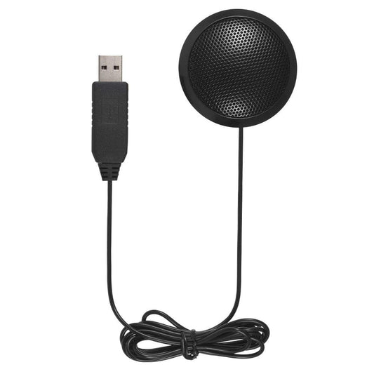 Desktop Omni-directional Microphone with USB Port for Computers Laptops Portable High Sensitivity Mic for Conference Meeting Video Distance Education