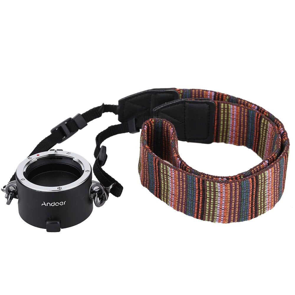Andoer Stand-by Helper Quick Changing Tool Fast Lens Changing Equipment Double Dual Lens Holder with Strap Lanyard for Nikkor Sigma Tamron Zeiss Tokina F-Mount Lens