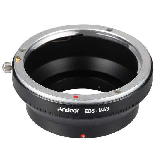 Andoer EOS-M4/3 Adapter Ring Lens Mount for Ca150n EOS Lens to Fit for Panasonic Olympus Micro M4/3  Mount Camera Body