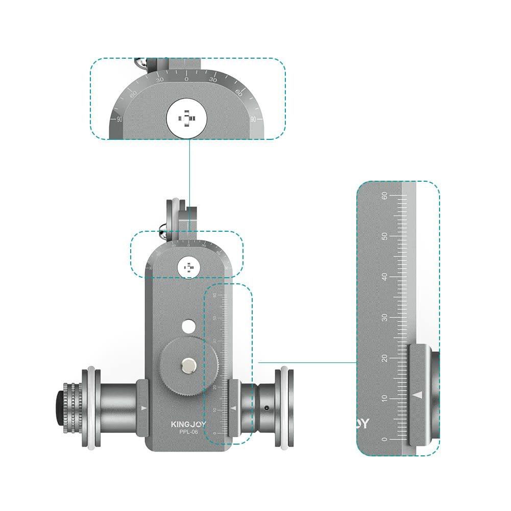 Kingjoy PPL-06 Motorized Electric 3-Wheel Video Pulley Car Dolly Rolling Slider Skater for Can150n Nikon Sony DSLR Camera Camcorder for iPhone 7/7s/6/6s for Samsung Huawei Smartphone