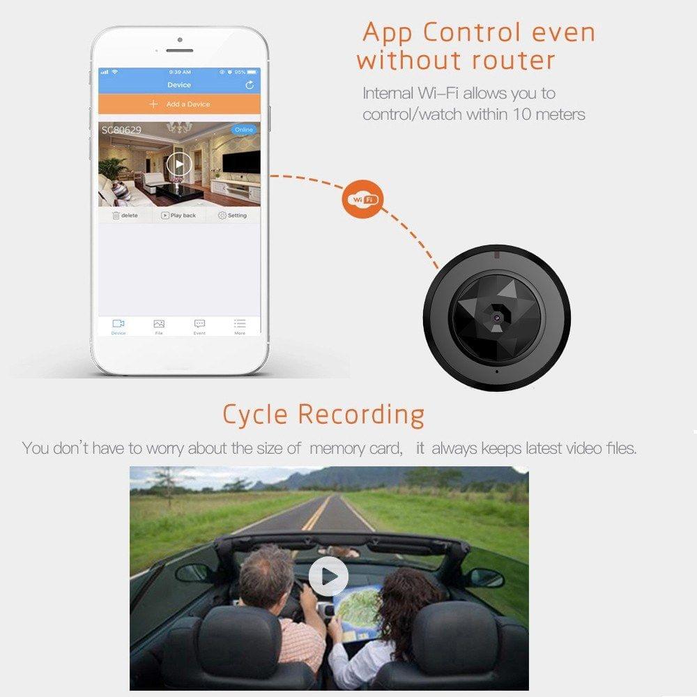 HD 1080P Mini Smart Monitoring WiFi Camera Camcorder